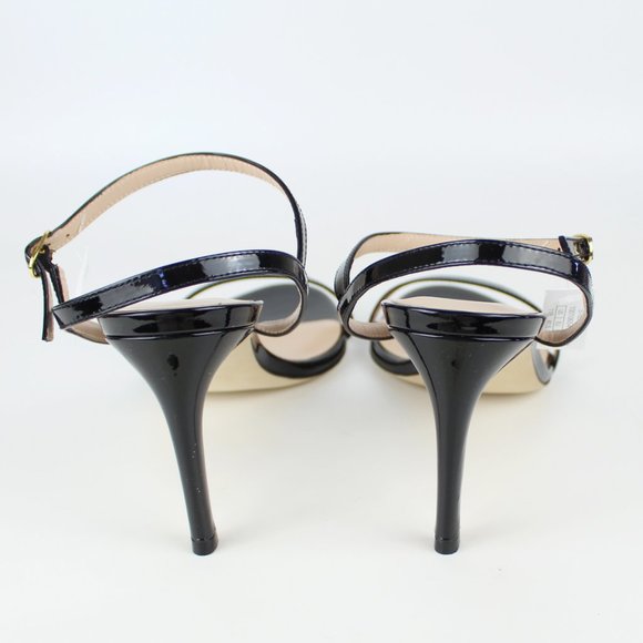 New Stuart Weitzman Kassidy Black Leather Heeled Sandal | Chic & Timeless - Picture 11 of 15